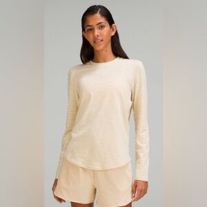 Lululemon Love Long- Sleeved Striped Top